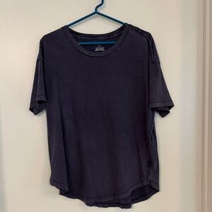 Aerie Navy Short Sleeve Tee